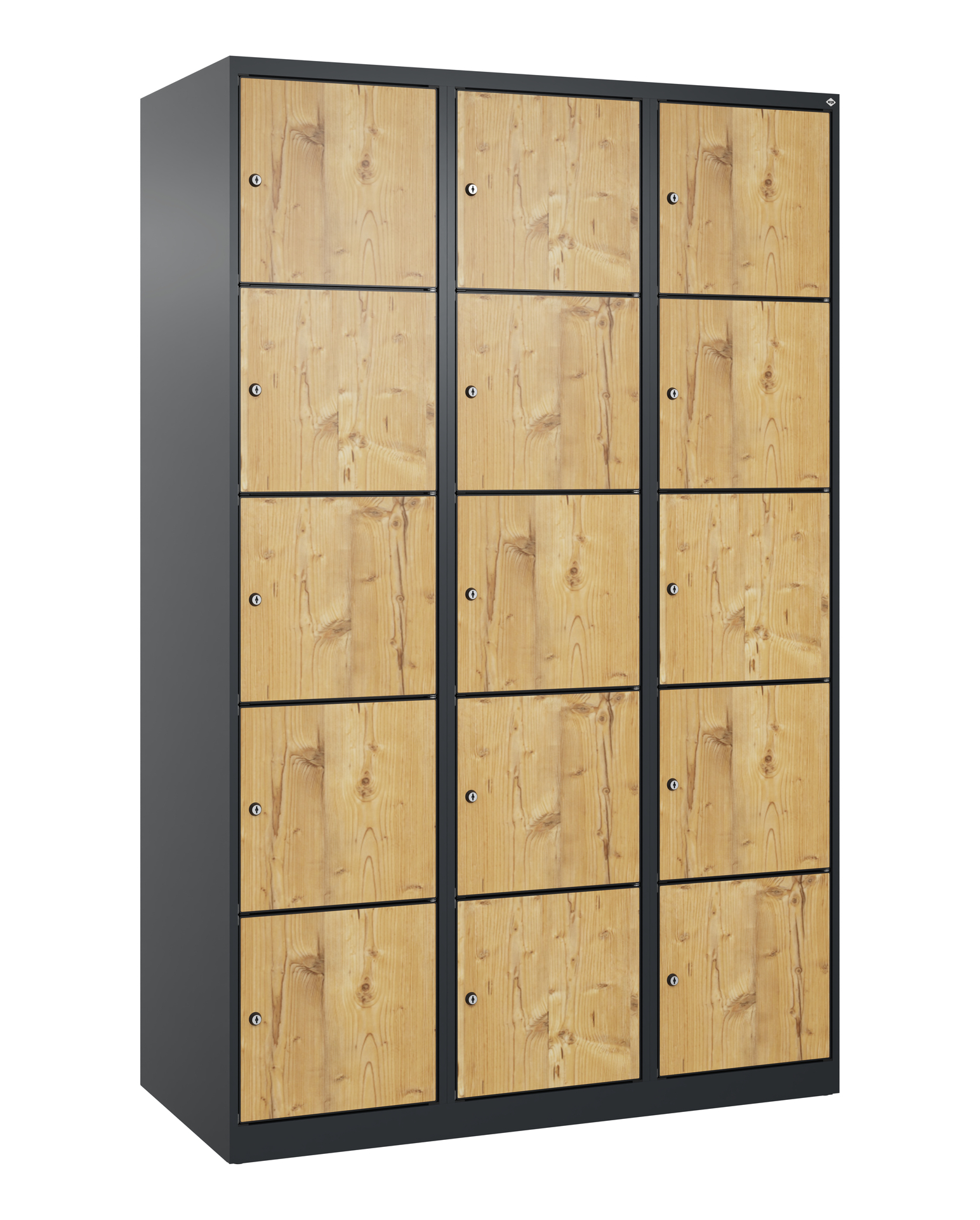 C+P Schlie�fachschrank Evolo PLUS, 15 F�cher, 1850x1200x500mm