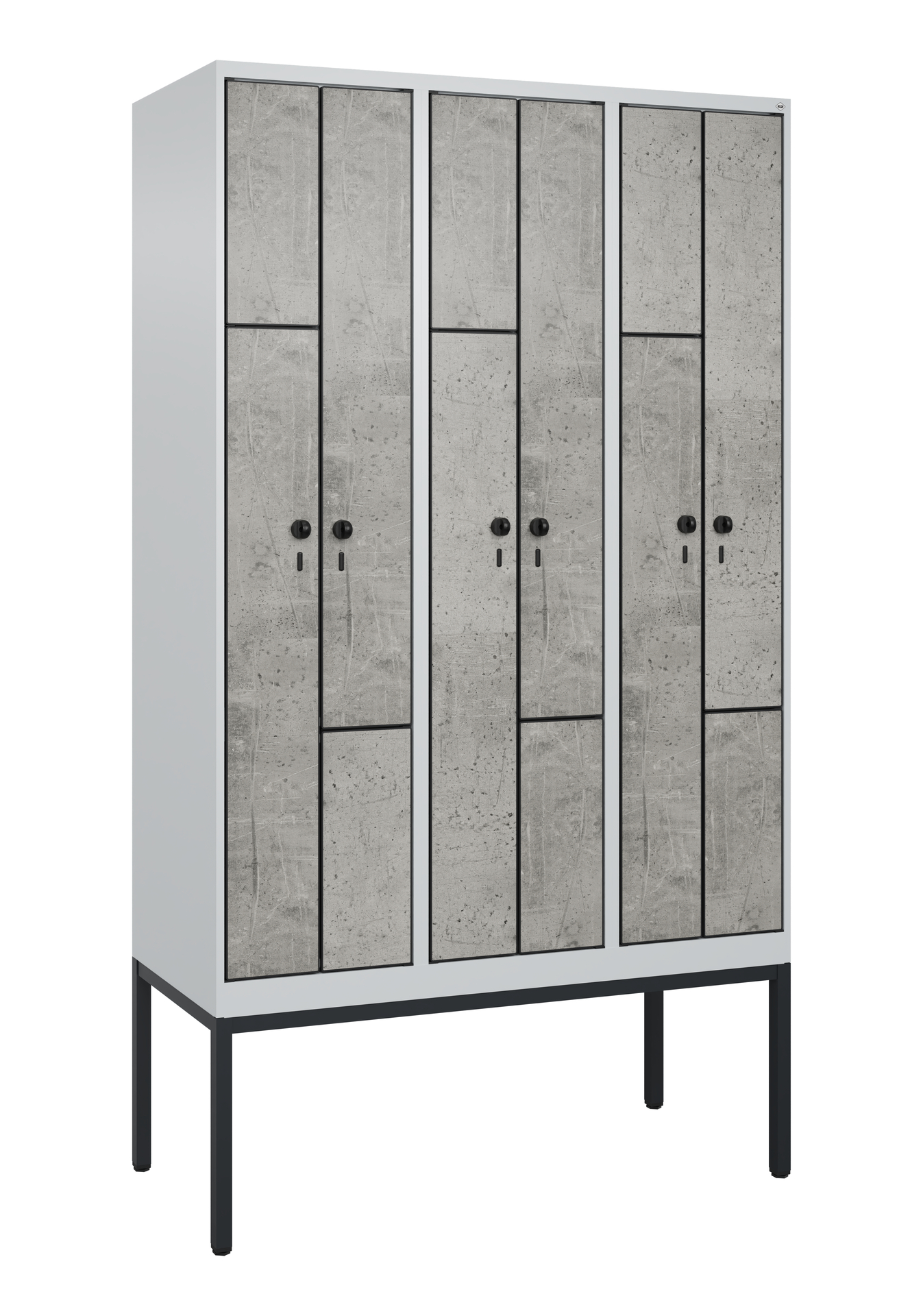 C+P Z-Spind Evolo PLUS, Gestell, 6 F�cher, 2120x1200x500mm