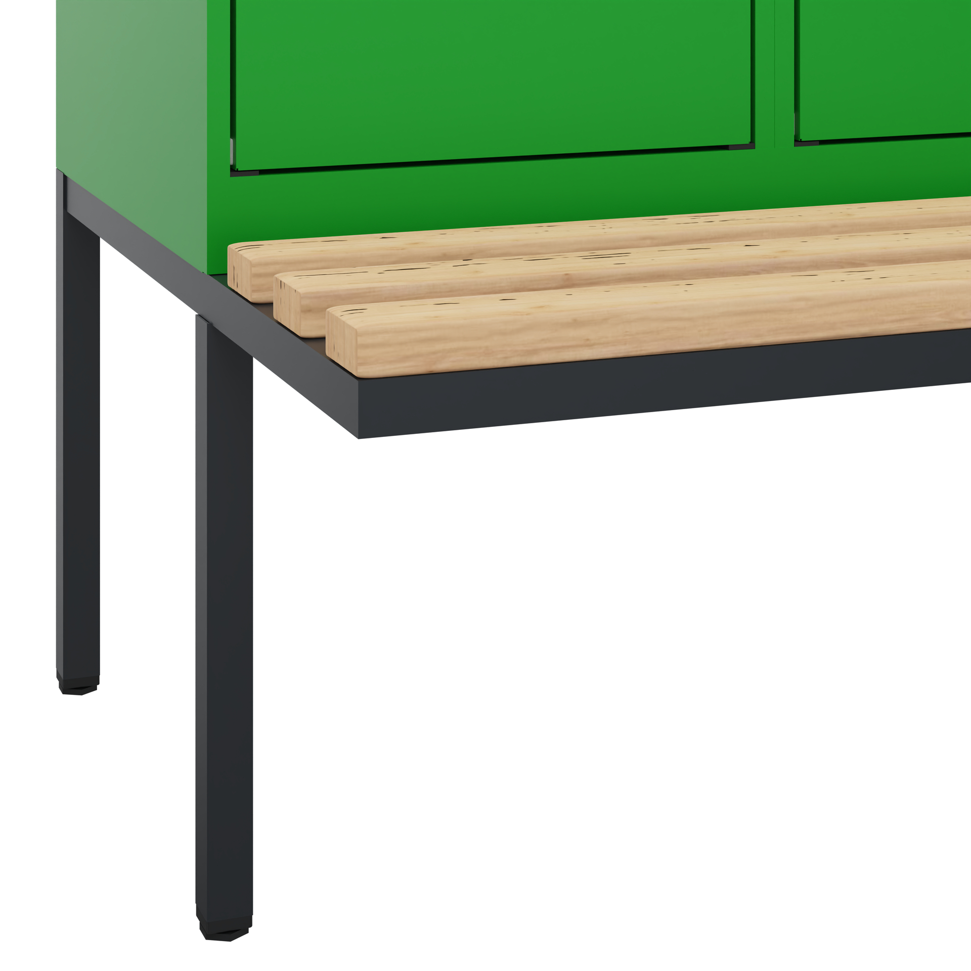 C+P Spind Evolo PLUS, Bank, 2 Abteile, 2120x800x81