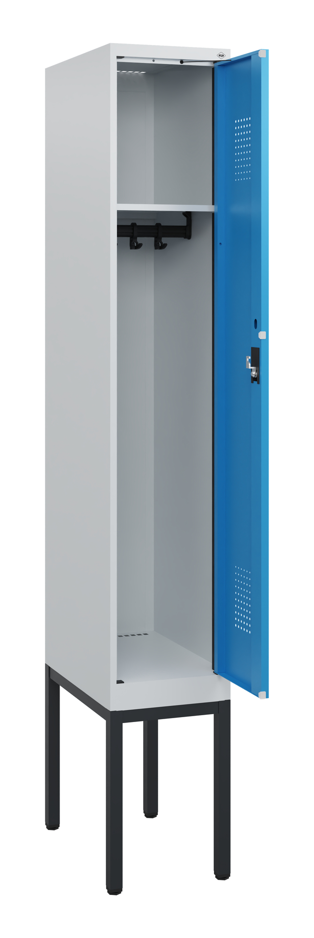C+P Spind Evolo PLUS, Gestell, 1 Abteil, 1950x300x