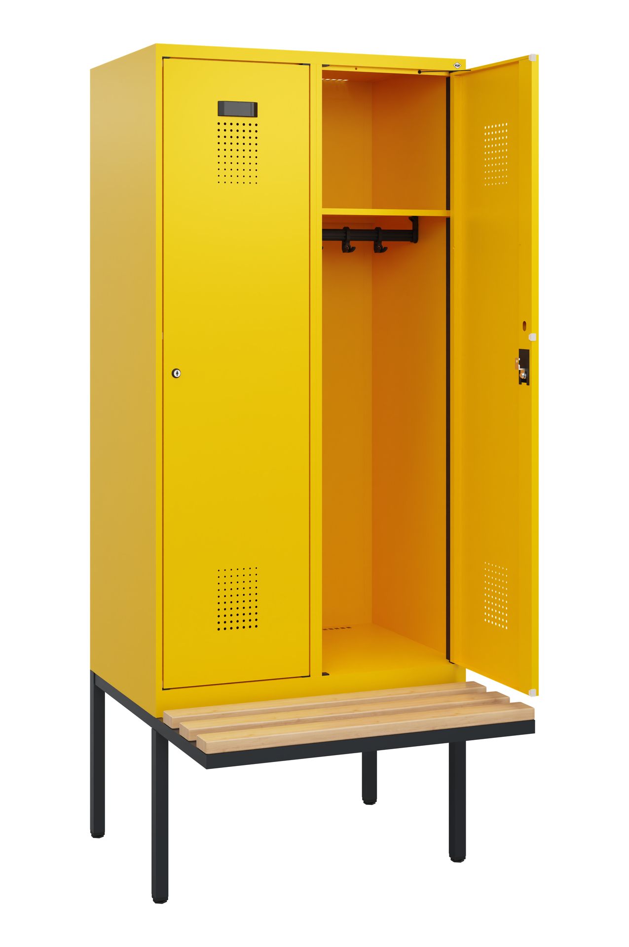 C+P Spind Evolo PLUS, Bank, 2 Abteile, 1950x800x81