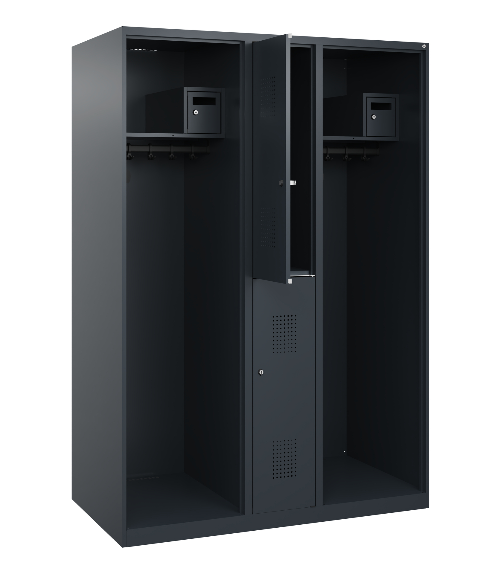 C+P Feuerwehrspind Maxi, 2 Fächer, 1850x1300x600mm