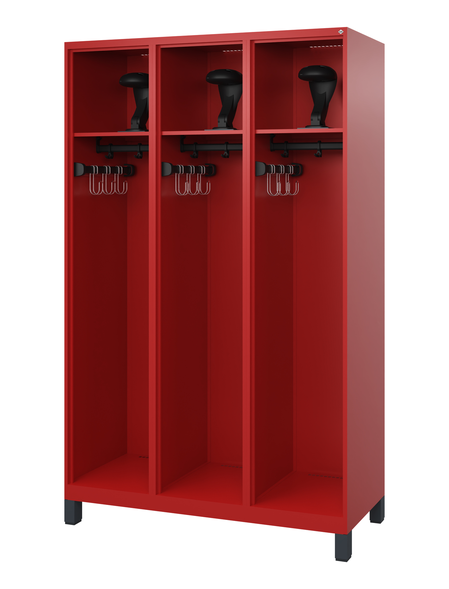 C+P Feuerwehrspind Expert, 4 Abteile, 1850x1200x50