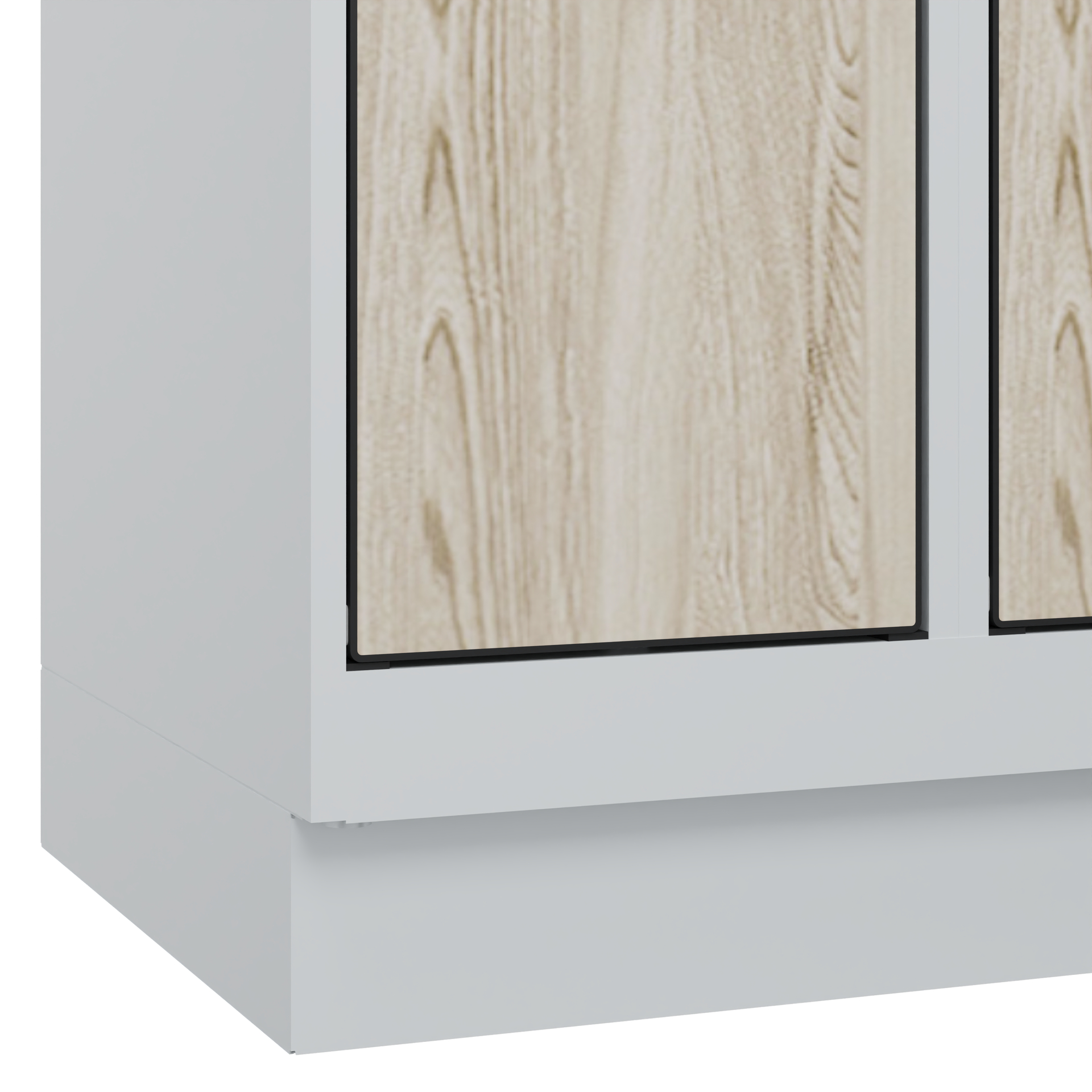 C+P Schlie�fachschrank Evolo PLUS, Sockel, 16 F�cher, 1950x1200x500mm