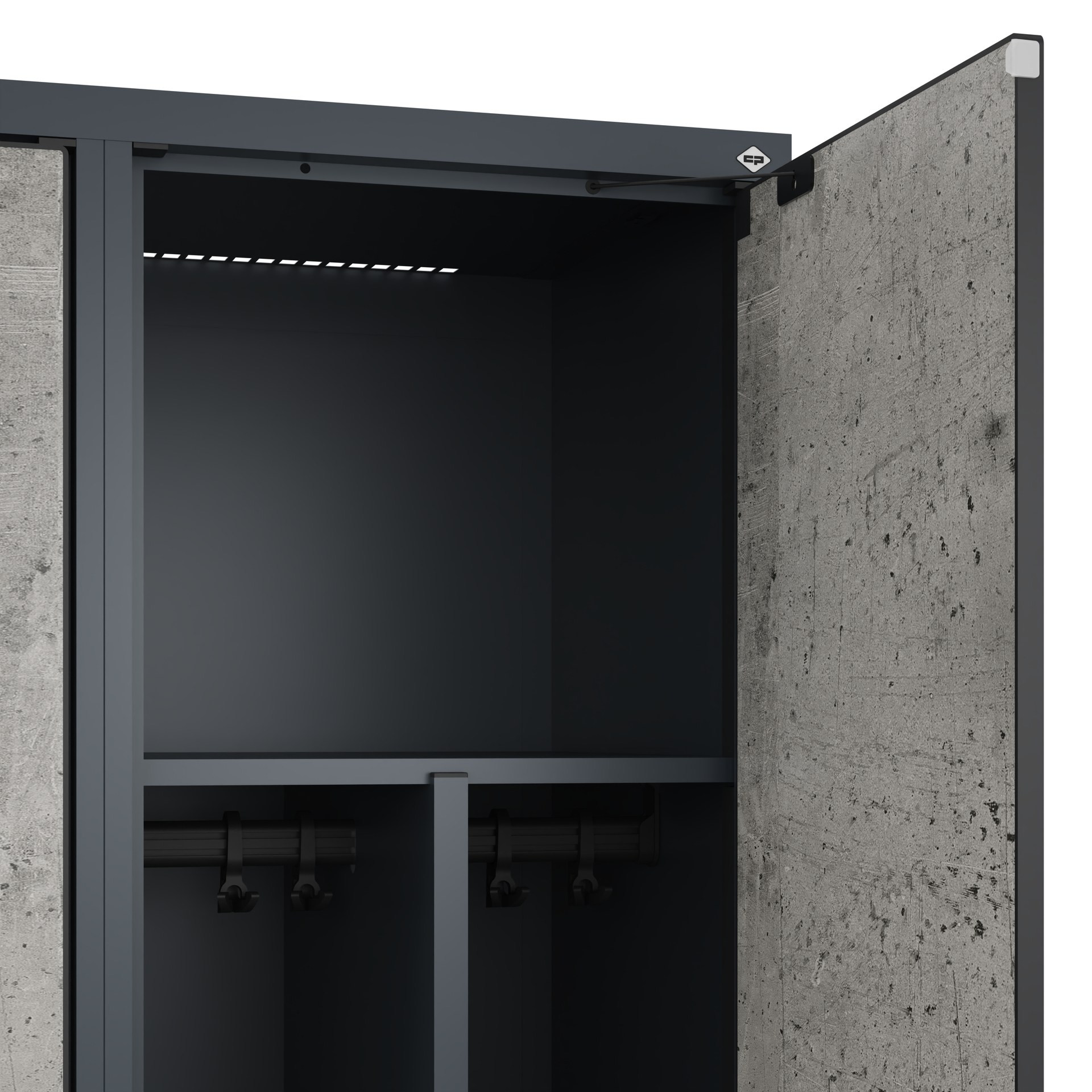 C+P Spind Evolo PLUS, 1 Abteil, 1850x400x500mm