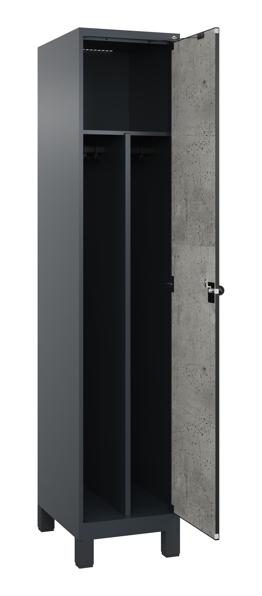 C+P Spind Evolo PLUS, F��e, 1 Abteil, 1950x400x500mm