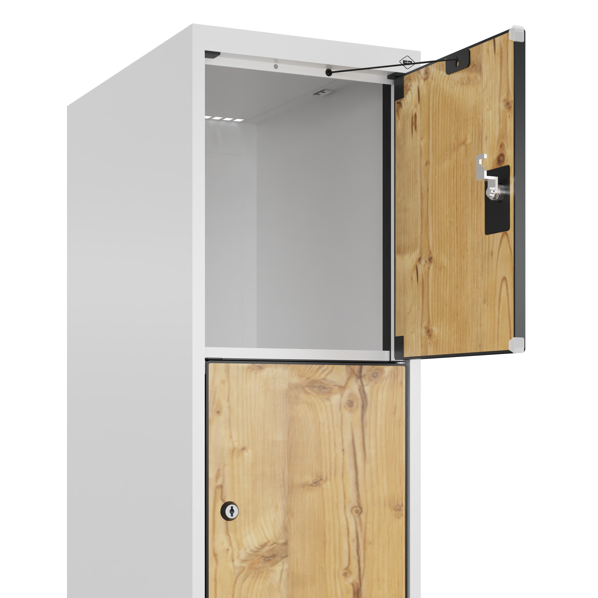 C+P Schlie�fachschrank Evolo PLUS, F��e, 5 F�cher, 1950x300x500mm