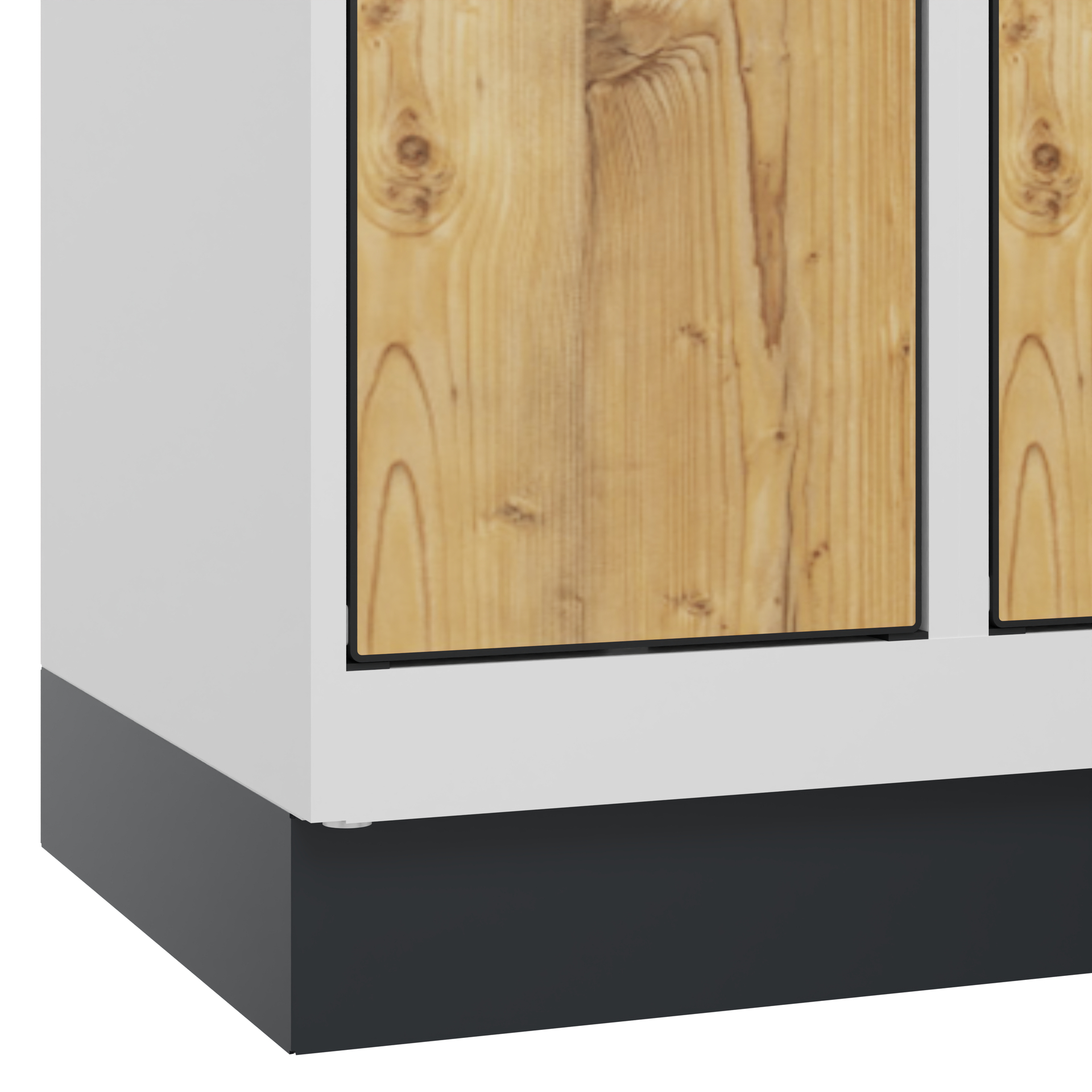 C+P Schlie�fachschrank Evolo PLUS, Sockel, 24 F�cher, 1950x1200x500mm